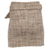 Women's Iro Tomia Belted Tweed Mini Skirt in Beige Acrylic
