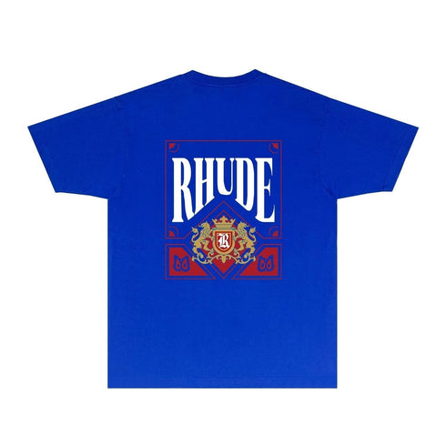 Rhude T-shirts Printed Trendy Pure Cotton