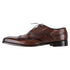 Men's Ermenegildo Zegna Wingtip Oxford Shoes in Brown Leather