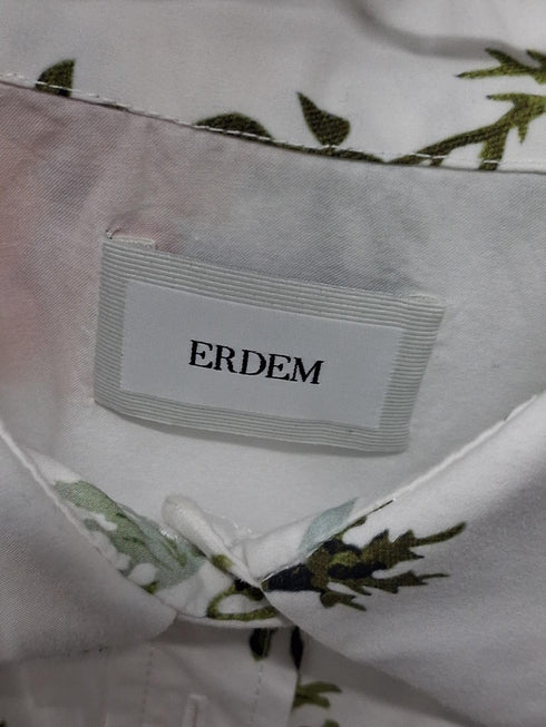 Women's Erdem Floral-Print Mini Shirt Dress in Multicolor Cotton