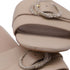 Women's Stuart Weitzman Crystal-Embellished Slides in Beige Leather