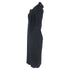 Women's Roland Mouret Paneled Tie-Detailed Midi Dress in Black Viscose