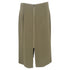 Women's Roland Mouret Front Slit Midi Pencil Skirt in Olive Wool