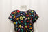 Women's Love Moschino Printed Mini Flared Dress in Multicolor Cotton