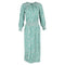 Women's Rixo Marianna Floral-Print Crepe Maxi Dress in Green Viscose