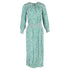 Women's Rixo Marianna Floral-Print Crepe Maxi Dress in Green Viscose