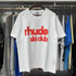Rhude T-shirts Ski Club Letter Print Versatile Casual Short Sleeve Men and Women
