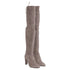 Women's Stuart Weitzman Highland Over-The-Knee Boots in Grey Suede