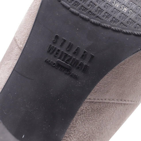 Women's Stuart Weitzman Highland Over-The-Knee Boots in Grey Suede