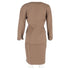 Women's Max Mara Single-Breasted Blazer and Skirt Suit in Brown Wool