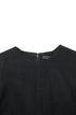 Women's Alexander Wang Black Pleated Mini A-line Dress in Black Polyester