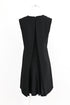 Women's Alexander Wang Black Pleated Mini A-line Dress in Black Polyester
