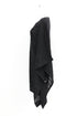 Women's Herve Leger Amiee Knitted Poncho Mini Dress in Black Cotton