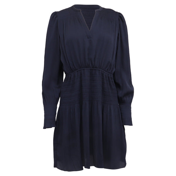 Women's Ba&sh Kosee Dress in Navy Blue Polyester
