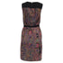 Women's Etro Paisley-Print Belted Mini Dress in Multicolor Wool