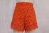 Women's Zimmermann Eyelet High-Waisted Shorts in Orange Cotton