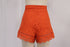 Women's Zimmermann Eyelet High-Waisted Shorts in Orange Cotton