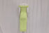Women's Self-Portrait Off-Shoulder Ruched Midi Dress in Lime Green Viscose