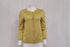 Women's Moschino Couture Buttoned Cardigan in Metallic Gold Acetate