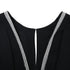 Women's Ba&sh V-neck Mini Dress in Black Polyester