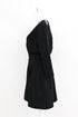 Women's Ba&sh V-neck Mini Dress in Black Polyester