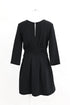 Women's Ba&sh V-neck Mini Dress in Black Polyester