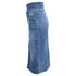 Women's Ba&sh Date Midi Skirt in Light Blue Denim
