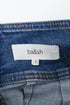Women's Ba&sh Date Midi Skirt in Light Blue Denim