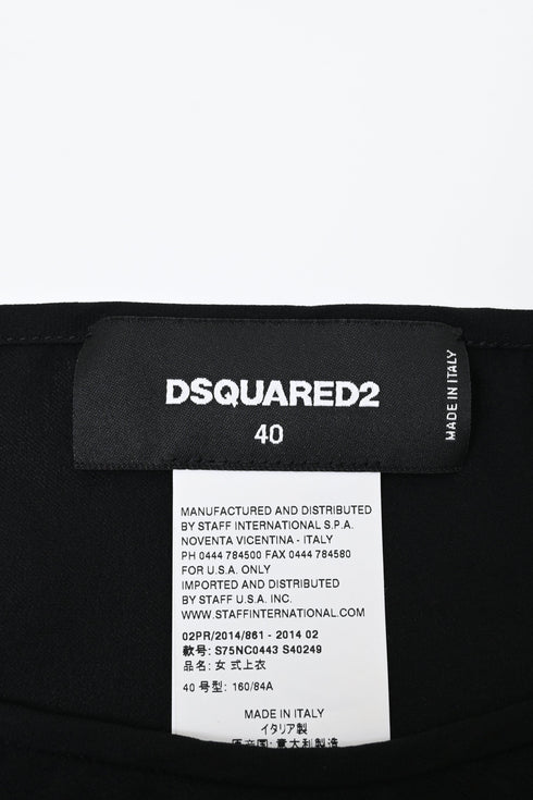 Women's Dsquared2 Blouse in Black Silk