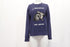 Women's Gucci L'Aveugle Par Amour Hare Appliqué Sweater in Navy Blue Cotton