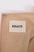 Women's Khaite Vienna Crystal-Embellished Pleated-Tulle Top in Pink Polyamide