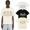 Rhude T-shirts Sardines Badge Printing Cotton Casual Short Sleeve Men and Women