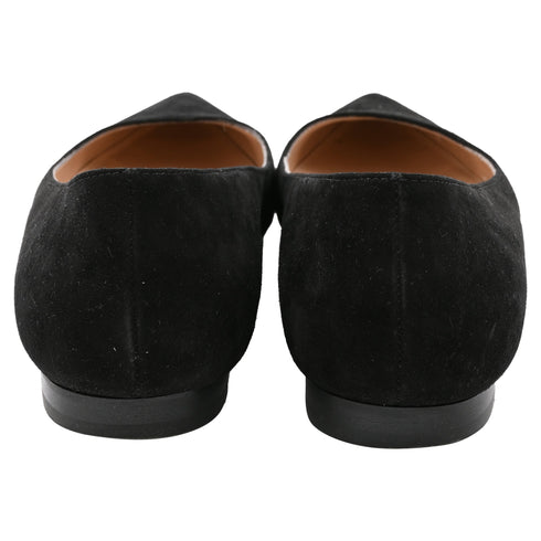 Women's Gianvito Rossi Gianvito Ballet Flats in Black Suede