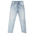 Women's Saint Laurent High-Rise Regular Fit Jeans in Blue Cotton Denim