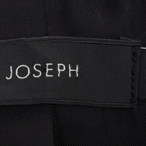 Women's Joseph Single-Breasted Blazer with Pockets in Black Wool