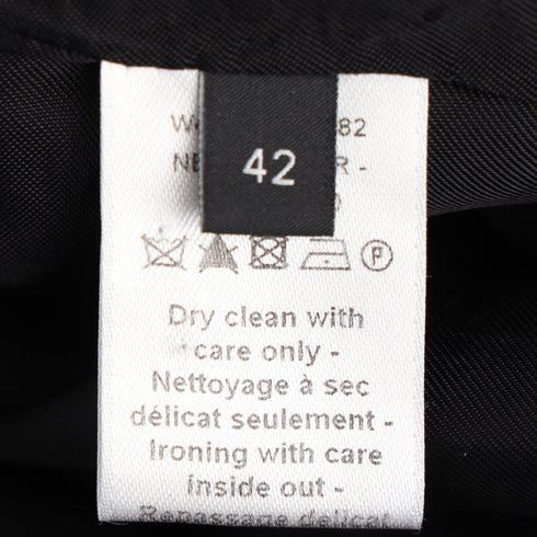 Women's Joseph Single-Breasted Blazer with Pockets in Black Wool
