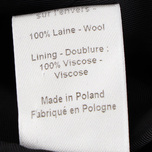 Women's Joseph Single-Breasted Blazer with Pockets in Black Wool