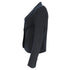 Women's Joseph Single-Breasted Blazer with Pockets in Navy Blue Cotton