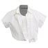 Women's Alexander Wang Cropped Layered And Ribbed Jersey Blouse In White Cotton
