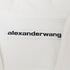 Women's Alexander Wang Cropped Layered And Ribbed Jersey Blouse In White Cotton