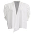 Women's Iro Blouse in White Cotton