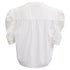Women's Iro Blouse in White Cotton