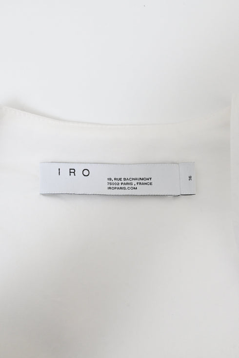 Women's Iro Blouse in White Cotton