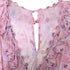 Women's Iro Joyce Floral Print Ruffle Romper In Pink Viscose