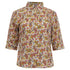Women's Etro Paisley Print Short Sleeve Shirt in Multicolor Cotton