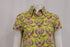 Women's Etro Printed Short Sleeve Blouse in Multicolor Cotton