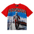 Godspeed T-shirts Sports Car Skull Racer Printed Cotton Casual Short Sleeve Men and Women