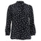 Women's Marc by Marc Jacobs Printed Blouse in Navy Blue Silk