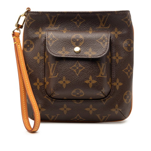 Partition Wristlet Clutch Monogram Canvas