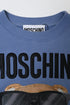 Women's Moschino Couture Sweater in Light Blue Cotton